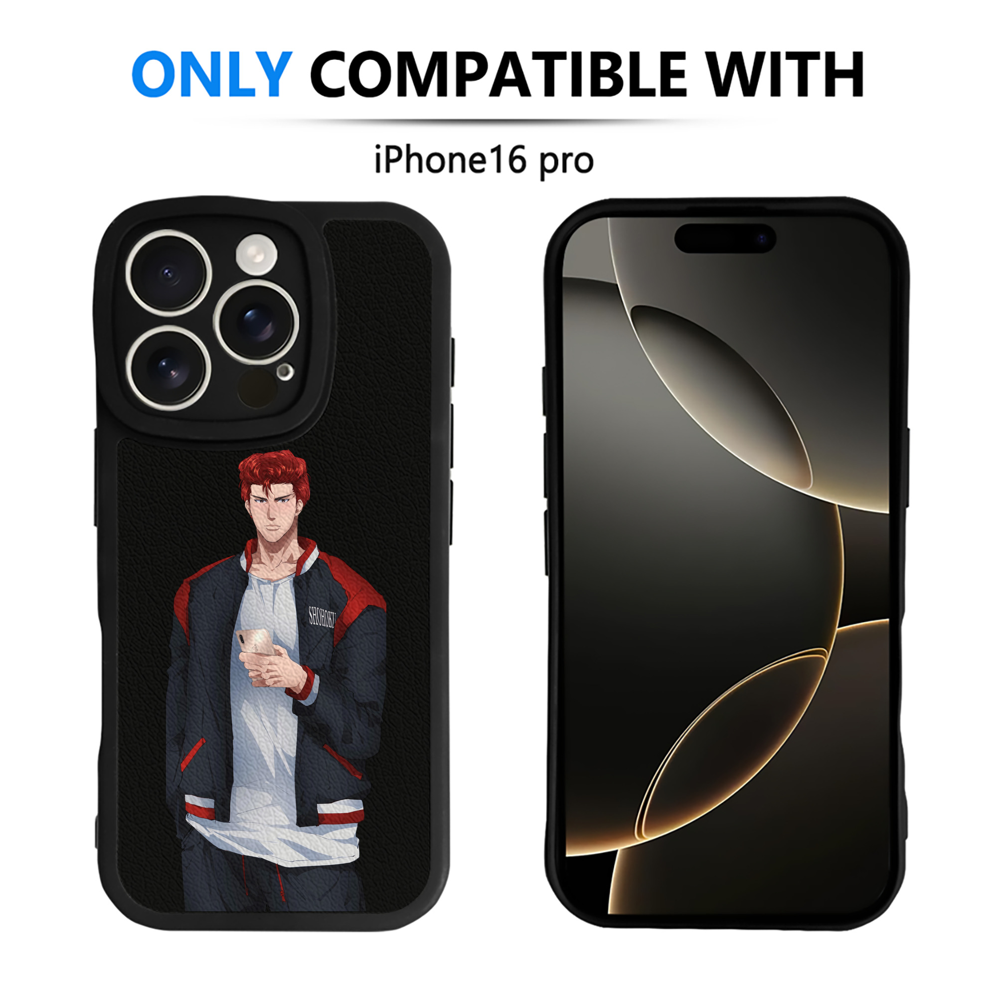 （画像用） SLAM DUNK／スラムダンク 【iPhone 16シリーズ対応】シリコンスマホケース（レザー調） 材質：シリコン